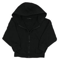 Černá propínací mikina s kapucí zn. George