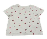 Bílé tričko s beruškami Primark