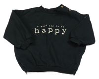 Černá mikina s nápisem George