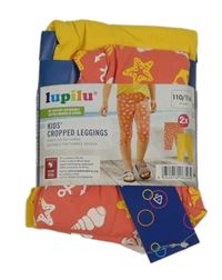 Nové - 2set - 2x crop legíny - žluté + korálové s kotvami a mušlemi Lupilu