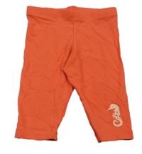 Korálové crop legíny s mořským koníkem Lupilu