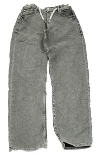 Světlešedé teplákové rifle H&M