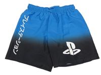 Modro-černé plážové kraťasy - PlayStation