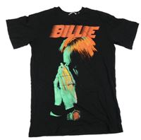 Černé tričko - Billie Eilish H&M