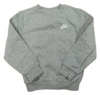 Šedá mikina s logem Nike