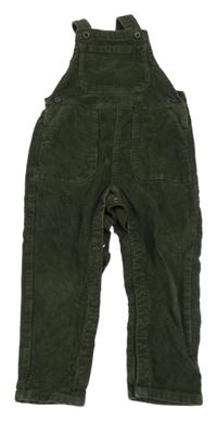 Khaki laclové manšestráky C&A