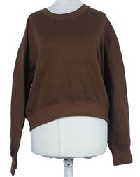 Dámská hnědá crop mikina Zara 