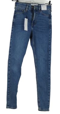 Nové - Dámské světlemodré skinny rifle Topshop 