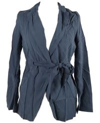 Dámský modrošedý blejzr s páskem Primark vel. 32