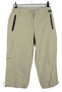 Dámské béžové šusťákové capri outdoorové kalhoty Schoffel 
