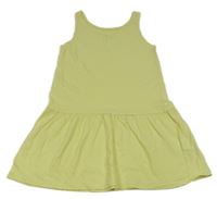Žluté bavlněné šaty H&M