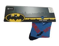 Modré ponožky s Batmanem 