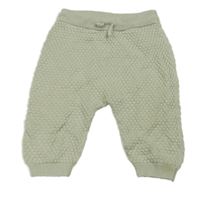 Světlekhaki pletené kalhoty H&M
