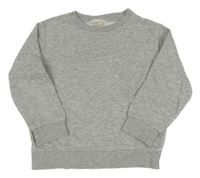 Šedá melírovaná mikina H&M