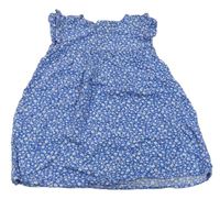 Modro-bílé květované šaty Primark