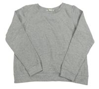 Šedá mikina s třpytivými lemy H&M