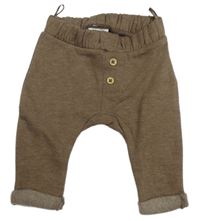 Hnědé tepláky s knoflíky C&A