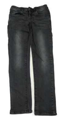 Tmavošedé skinny rifle Tom Tailor