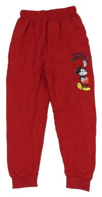 Červené tepláky s Mickeym Disney