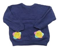 Tmavomodrý svetr s obrázky Next