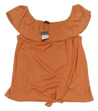 Nové - Korálová halenka s volánem Primark