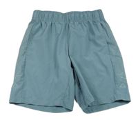 Modrošedé šusťákové kraťasy Dunnes