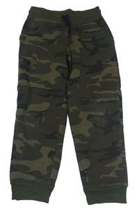 Khaki-hnědé army tepláky Primark