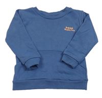 Tmavomodrá mikina s nápisem a klokankou Dunnes