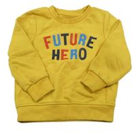 Žlutá mikina s nápisem C&A