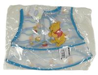 Nové - 2x - Průhledno/azurový bryndák s medívkem Pú Disney