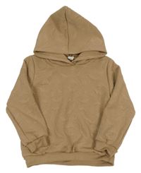 Béžová mikina s dinosaury a kapucí Shein