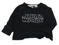 Černé triko s logem Star Wars H&M