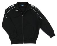 Černá sportovní propínací mikina s logem Jako