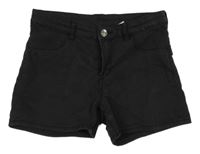 Tmavošedé riflové kraťasy H&M