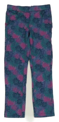 Modro-růžové vzorované tregíny Orchestra 