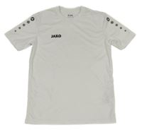 Bílé funkční sportovní tričko s logem Jako