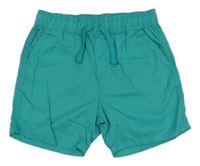 Zelené plátěné kraťasy Primark