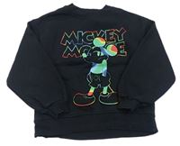 Černá mikina s barevným Mickey ZARA