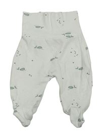 Bílé polodupky s velrybami mamas&papas