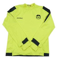 Neonově žluto-černé thermo triko s lego NINJAGO LEGO