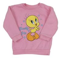Růžová mikina s Tweetym PRIMARK