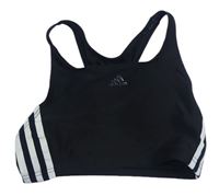 Černá plavková lambáda s logem Adidas