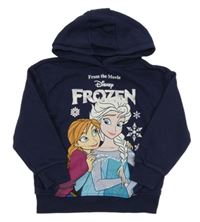 Tmavomodrá mikina s Frozen a kapucí Primark