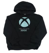 Černá mikina s logem X-Box a kapucí Primark