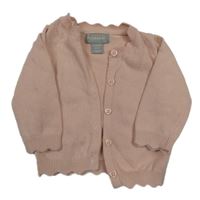 Růžový propínací svetr Primark