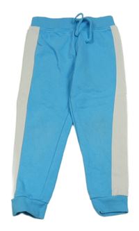 Modro-světlešedé tepláky Dunnes