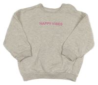 Béžová melírovaná oversize mikina s nápisem George