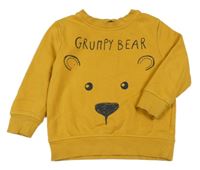 Okrová mikina s medvědem George