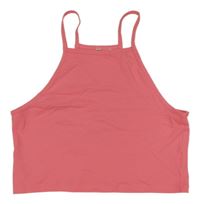 Růžový crop top