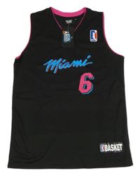 Nové - Černé basketbalové tílko s číslem - Miami Sport Zone